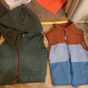 “Carters baby boy vests - 12 mo.